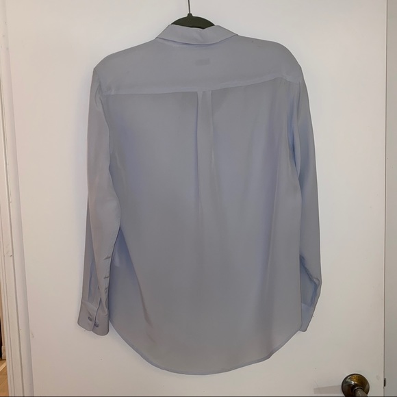 Equipment Signature silk shirt light blue size xs - Picture 4 of 5